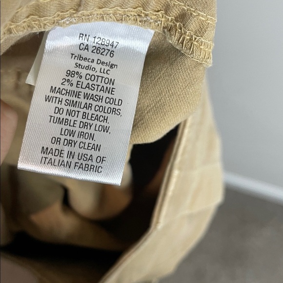 Nili Lotan | Women’s Jenna Raw Hem Ankle Pants Size 6 - Picture 8 of 8